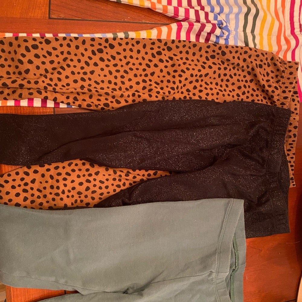 Primary Kids Leggings - Multicolor, Black, Brown, Green